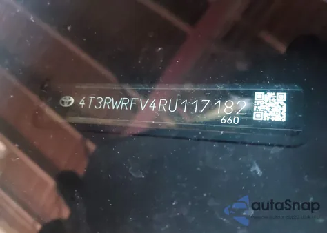 2024 Toyota Rav4 Hybrid Xle из США, поврежденный, VIN 4T3RWRFV4RU117182